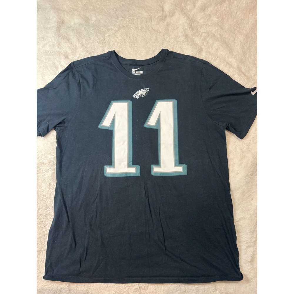 Nike Philadelphia Eagles Carson Wentz 11 Shirt Mens XL Good Graphic Tee